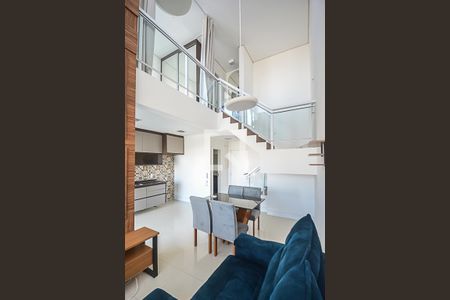 Sala/Cozinha de apartamento para alugar com 1 quarto, 63m² em Jardim do Mar, São Bernardo do Campo