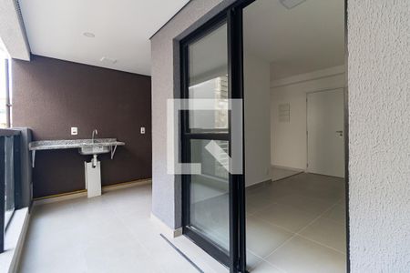 Varanda da Sala  de apartamento para alugar com 2 quartos, 56m² em Aclimação, São Paulo