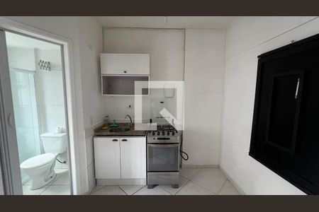 Cozinha de kitnet/studio para alugar com 1 quarto, 33m² em Bela Vista, São Paulo