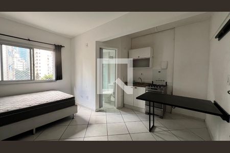 Cozinha de kitnet/studio para alugar com 1 quarto, 33m² em Bela Vista, São Paulo