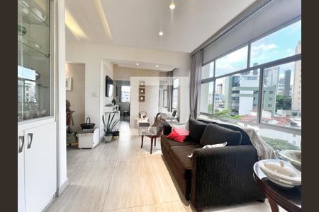 Sala de apartamento para alugar com 2 quartos, 70m² em Sion, Belo Horizonte