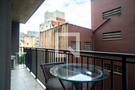Varanda da Sala/Quarto de kitnet/studio para alugar com 1 quarto, 31m² em Consolação, São Paulo