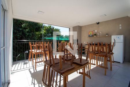 Apartamento para alugar com 43m², 2 quartos e 1 vagaÁrea comum - Salão de festas