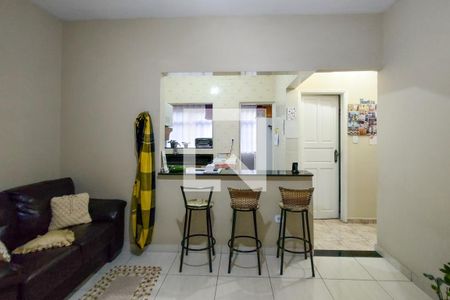 Sala de apartamento para alugar com 2 quartos, 60m² em Canto do Forte, Praia Grande