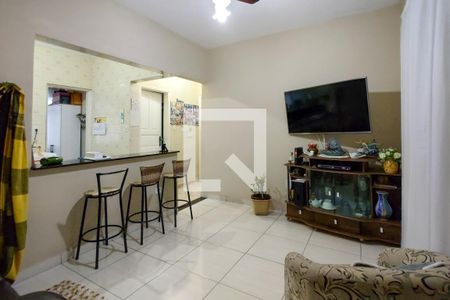 Sala de apartamento para alugar com 2 quartos, 60m² em Canto do Forte, Praia Grande