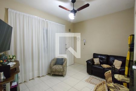 Sala de apartamento para alugar com 2 quartos, 60m² em Canto do Forte, Praia Grande