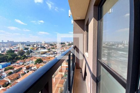 Varanda da Sala  de apartamento para alugar com 1 quarto, 34m² em Parque Industrial, Campinas