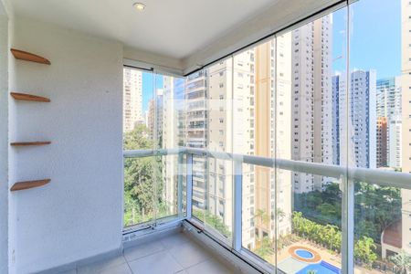 Varanda Gourmet de apartamento para alugar com 2 quartos, 71m² em Cidade Monções, São Paulo