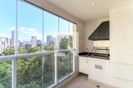 Varanda Gourmet de apartamento para alugar com 2 quartos, 71m² em Cidade Monções, São Paulo