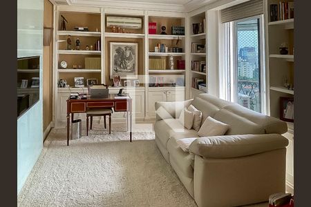 Home Office de apartamento à venda com 3 quartos, 329m² em Santo Amaro, São Paulo