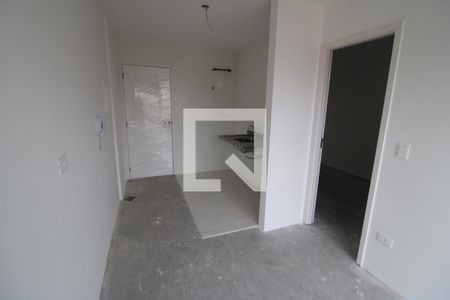 Sala / Cozinha de apartamento para alugar com 1 quarto, 28m² em Vila Dom Pedro Ii, São Paulo