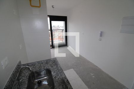 Sala / Cozinha de apartamento para alugar com 1 quarto, 28m² em Vila Dom Pedro Ii, São Paulo