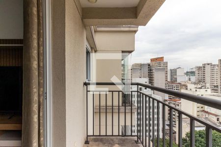 Varanda de apartamento para alugar com 1 quarto, 35m² em Santa Ifigênia, São Paulo