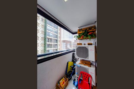 Varanda da Sala de apartamento à venda com 2 quartos, 64m² em Água Rasa, São Paulo