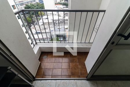 Varanda da Sala de apartamento para alugar com 1 quarto, 40m² em Aclimação, São Paulo