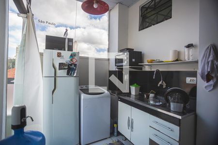 Cozinha de kitnet/studio para alugar com 1 quarto, 50m² em Mirandópolis, São Paulo