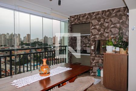 Varanda Gourmet de apartamento à venda com 3 quartos, 145m² em Santa Paula, São Caetano do Sul
