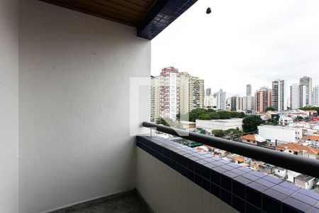 Varanda da Sala de apartamento para alugar com 3 quartos, 75m² em Vila Azevedo, São Paulo
