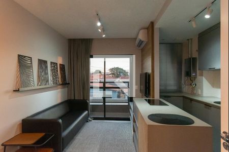 Sala de apartamento para alugar com 1 quarto, 34m² em Parque Industrial, Campinas