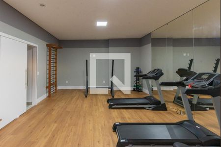 Apartamento para alugar com 34m², 1 quarto e 1 vaga Apartamento para alugar com 34m², 1 quarto e 1 vagaÁrea comum - Academia