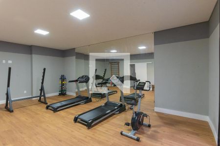 Apartamento para alugar com 34m², 1 quarto e 1 vaga Apartamento para alugar com 34m², 1 quarto e 1 vagaÁrea comum - Academia