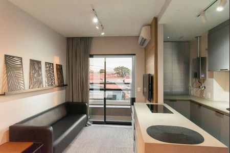 Sala de apartamento para alugar com 1 quarto, 34m² em Parque Industrial, Campinas