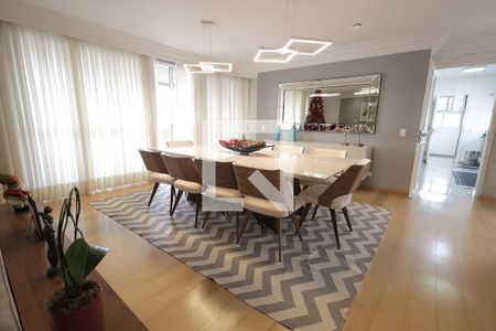 Sala de Jantar de apartamento à venda com 4 quartos, 272m² em Vila Assunção, Santo André
