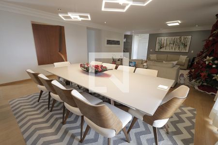 Sala de Jantar de apartamento à venda com 4 quartos, 272m² em Vila Assunção, Santo André