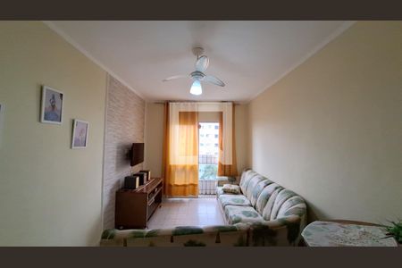 Sala de apartamento para alugar com 1 quarto, 51m² em Vila Caiçara, Praia Grande