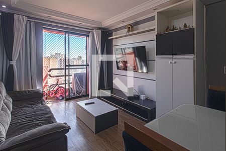 sala de apartamento à venda com 2 quartos, 52m² em Jardim Celeste, São Paulo