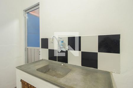 Detalhe da Sala/Cozinha de kitnet/studio para alugar com 1 quarto, 40m² em Campo Grande, Rio de Janeiro