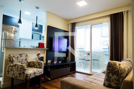 Sala de apartamento à venda com 2 quartos, 54m² em Vila Guarani (z Sul), São Paulo