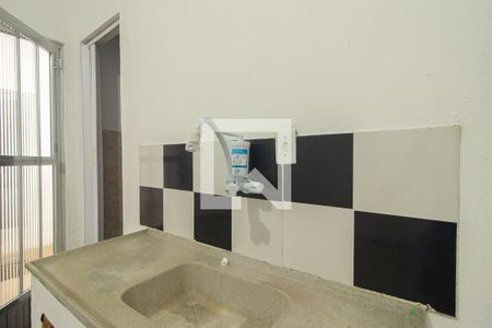 Detalhe da Sala/Cozinha de kitnet/studio para alugar com 1 quarto, 40m² em Campo Grande, Rio de Janeiro