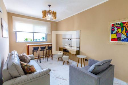 Sala de apartamento para alugar com 2 quartos, 89m² em Nova Mirim, Praia Grande