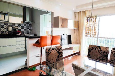 Sala de apartamento para alugar com 2 quartos, 52m² em Vila Príncipe de Gales, Santo André