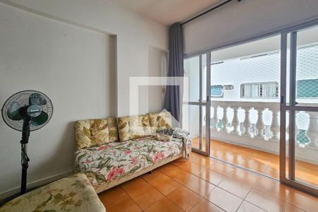 Sala de apartamento para alugar com 2 quartos, 76m² em Jardim Três Marias, Guarujá