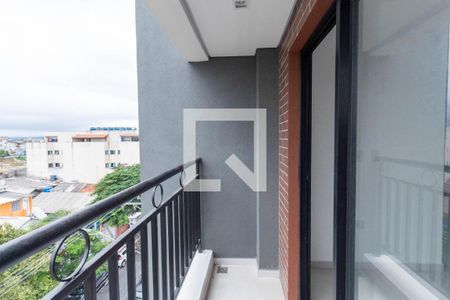 Varanda da Sala de apartamento para alugar com 2 quartos, 41m² em Cidade Antônio Estevão de Carvalho, São Paulo