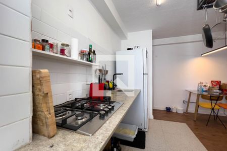 Studio à venda com 35m², 1 quarto e sem vagaCozinha e área de serviço