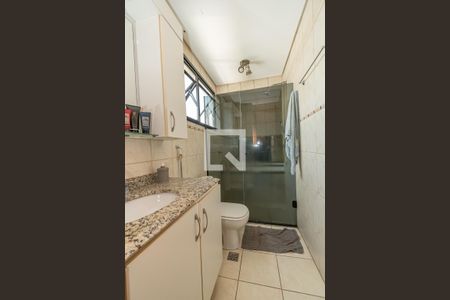 Banheiro da Suíte  de apartamento à venda com 4 quartos, 124m² em Nova Campinas, Campinas