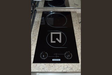 Studio à venda com 42m², 1 quarto e 1 vagaCozinha - detalhe cooktop