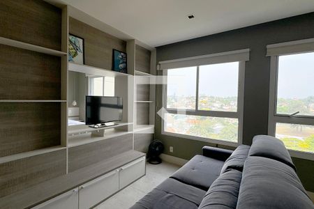 Sala de apartamento para alugar com 1 quarto, 43m² em Melville Empresarial Ii, Barueri