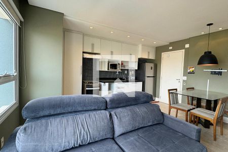 Sala de apartamento para alugar com 1 quarto, 43m² em Melville Empresarial Ii, Barueri