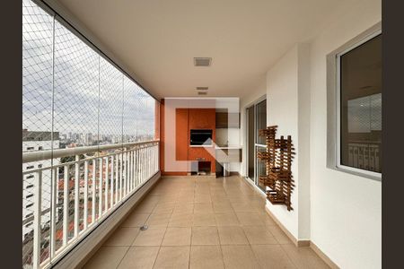 Varanda gourmet de apartamento para alugar com 3 quartos, 115m² em Vila Valparaiso, Santo André