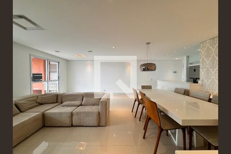 Sala de apartamento para alugar com 3 quartos, 115m² em Vila Valparaiso, Santo André