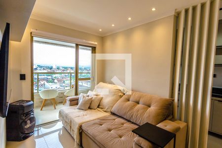 Sala de apartamento para alugar com 2 quartos, 63m² em Boqueirão, Praia Grande