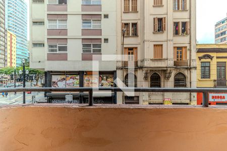 Varanda de kitnet/studio para alugar com 1 quarto, 29m² em República, São Paulo