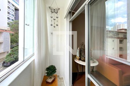 Varanda da Sala de apartamento à venda com 3 quartos, 110m² em Sion, Belo Horizonte
