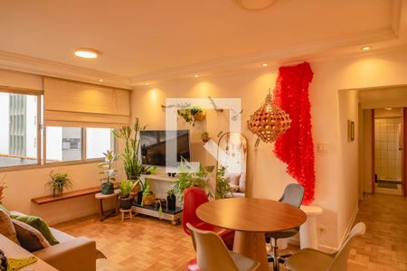Sala de apartamento à venda com 2 quartos, 76m² em Vila Alexandria, São Paulo