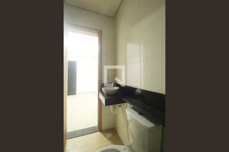 Suíte - Banheiro do Quarto 1 de apartamento à venda com 2 quartos, 100m² em Jardim Santo Alberto, Santo André