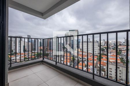 Studio - Varanda de apartamento à venda com 1 quarto, 31m² em Pinheiros, São Paulo